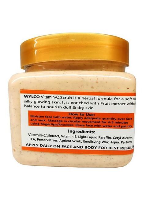 Wylco Vitamin C Scrub For Glowing Skin 500 G