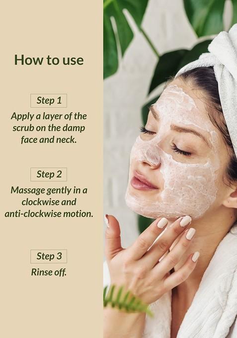 Lotus Botanicals Unisex Natural Baking Soda Deep Cleansing Face Scrub 100 G