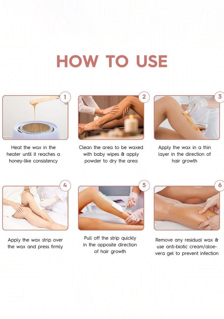 Sterling Naturals Women Wax Smooth Less Painful Hair Removal D Tan Formula 700G