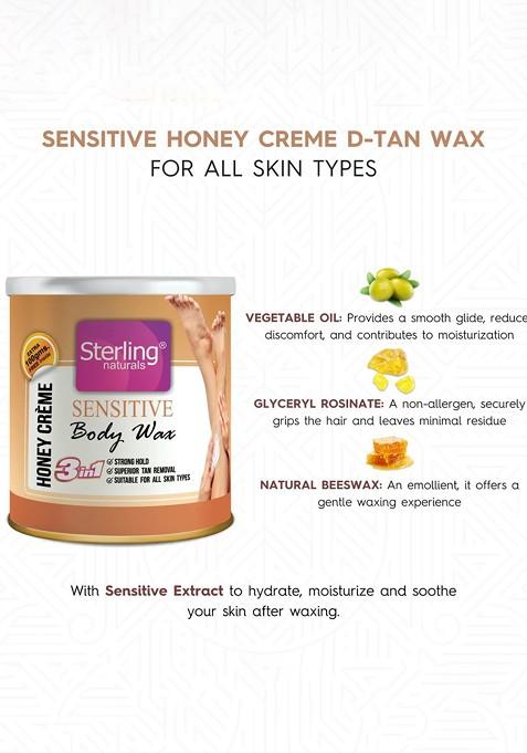 Sterling Naturals Women Wax Smooth Less Painful Hair Removal D Tan Formula 700G