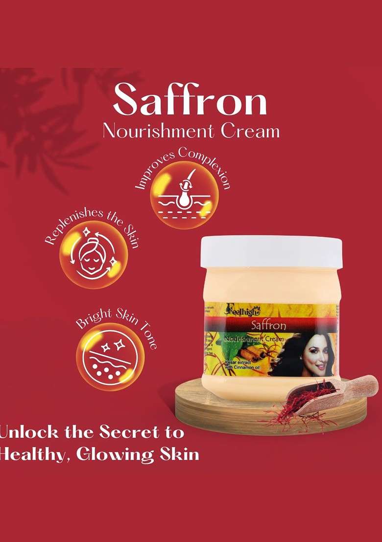 Feelhigh Aloe Vera Gel Saffron Cream - Indya