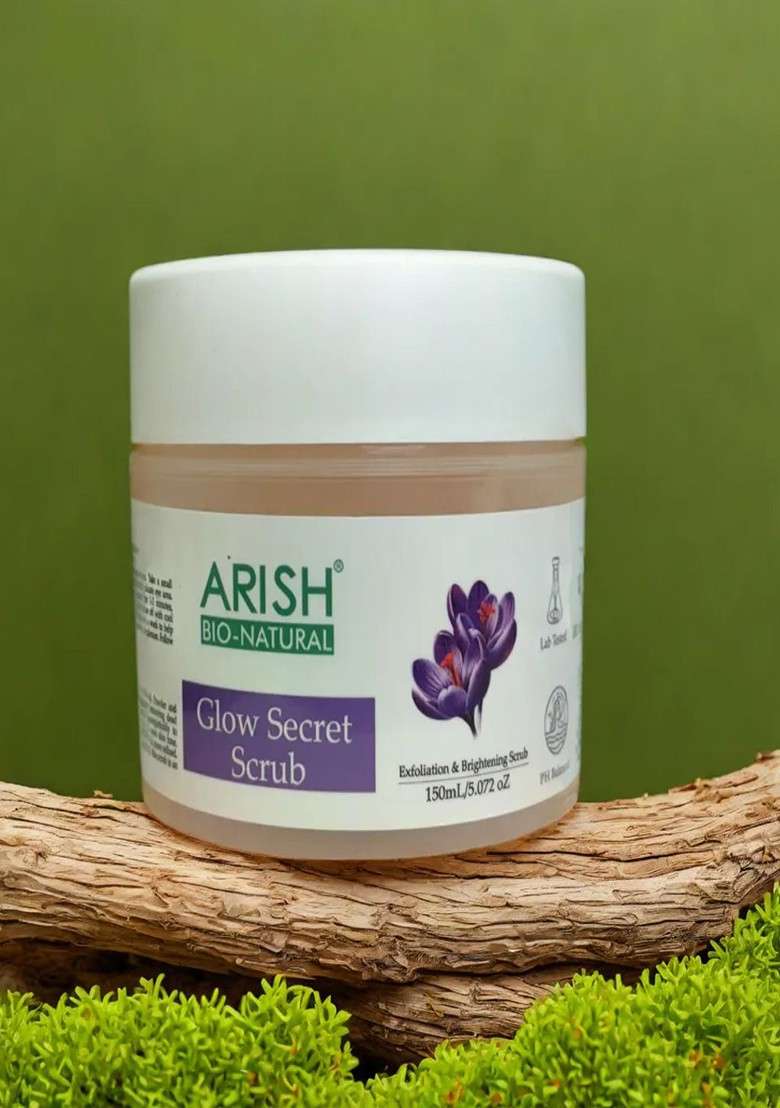 Arish Bio Natural Glow Secret Scrub 150 Ml - Indya