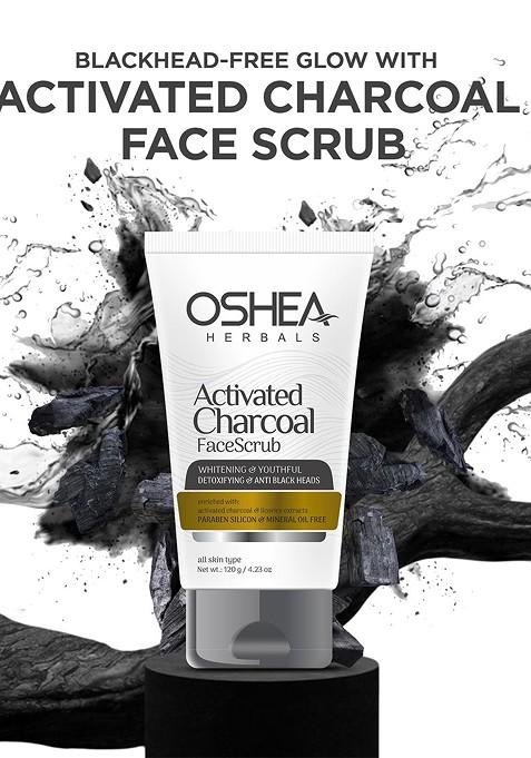 Oshea Herbals Activated Charcoal Anti Blackheads Face Scrub