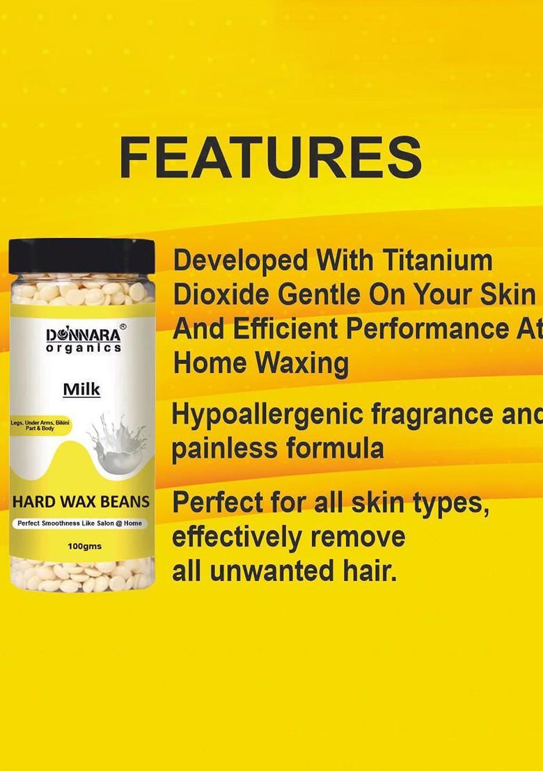 Donnara Organics Milk Hard Wax Beans 100 G