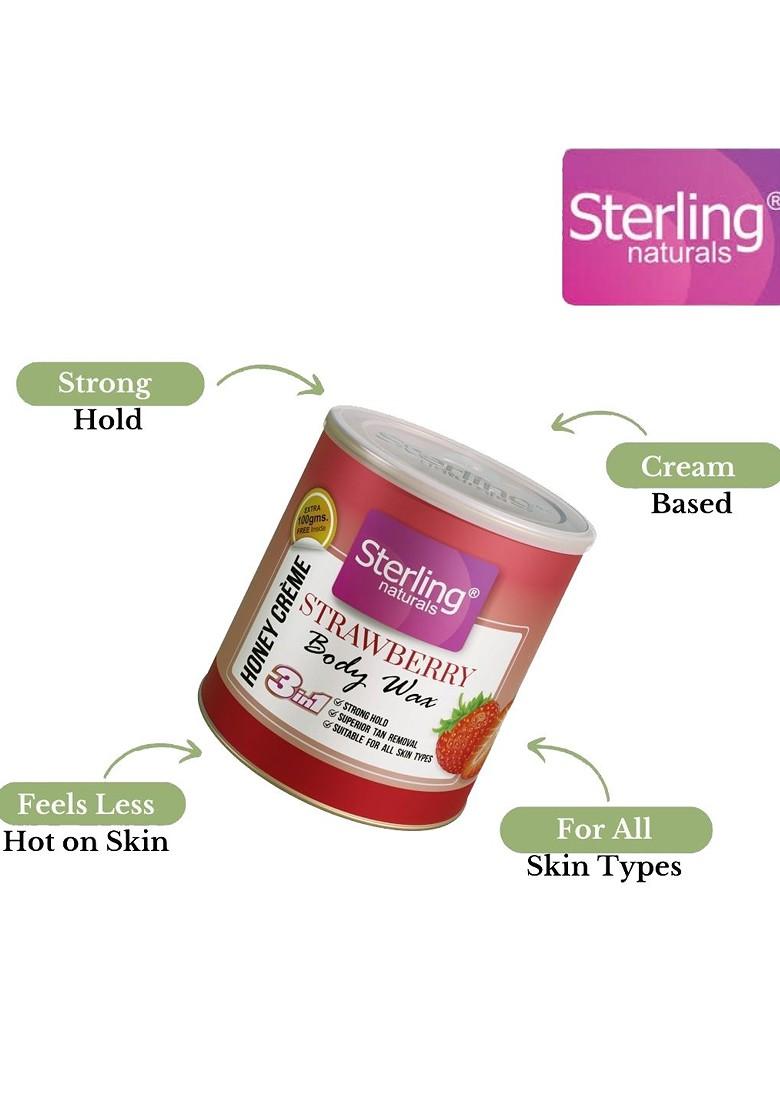 Sterling Naturals Women Wax Smooth Less Painful Hair Removal D Tan Formula 700G
