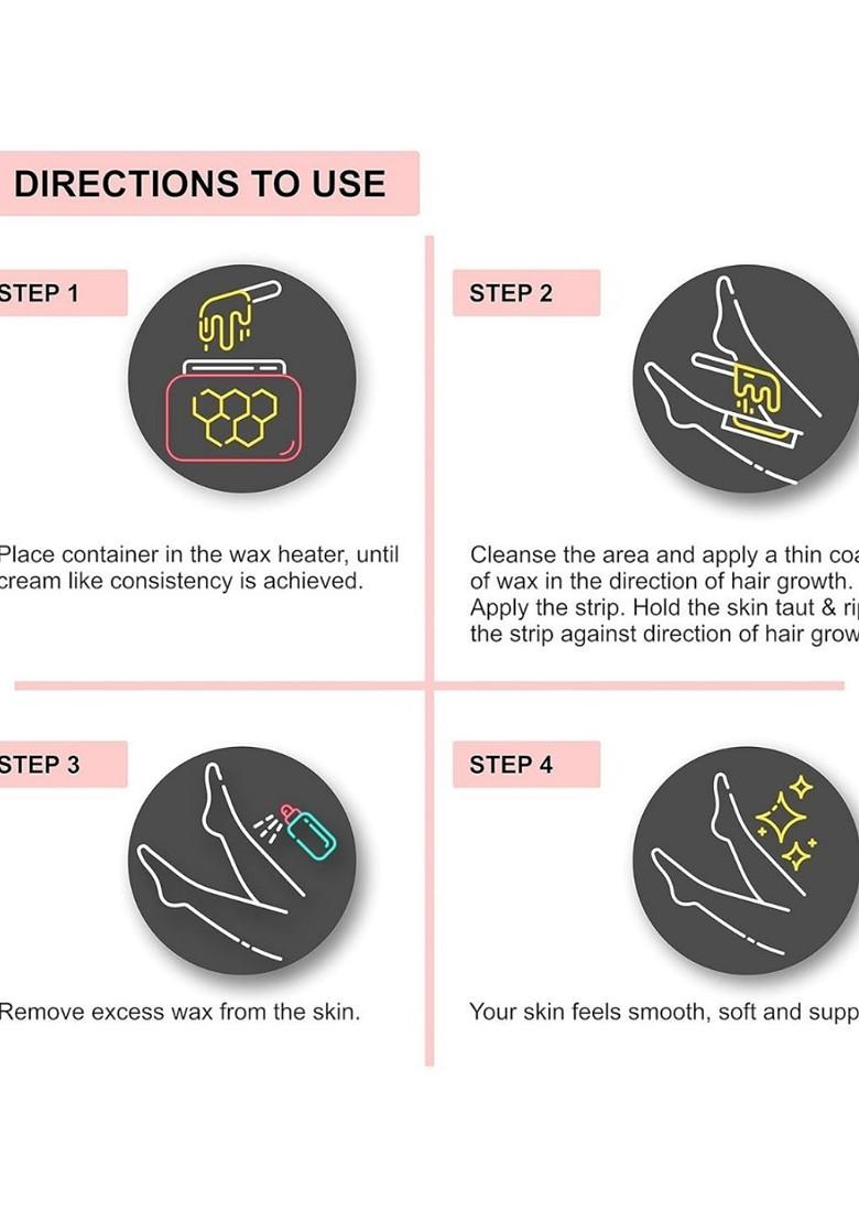 Sterling Naturals Women Wax Smooth Less Painful Hair Removal D Tan Formula 700G