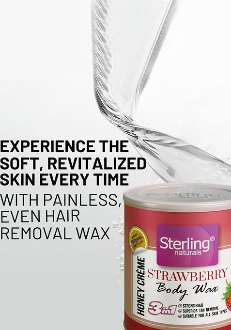 Sterling Naturals Women Wax Smooth Less Painful Hair Removal D Tan Formula 700G