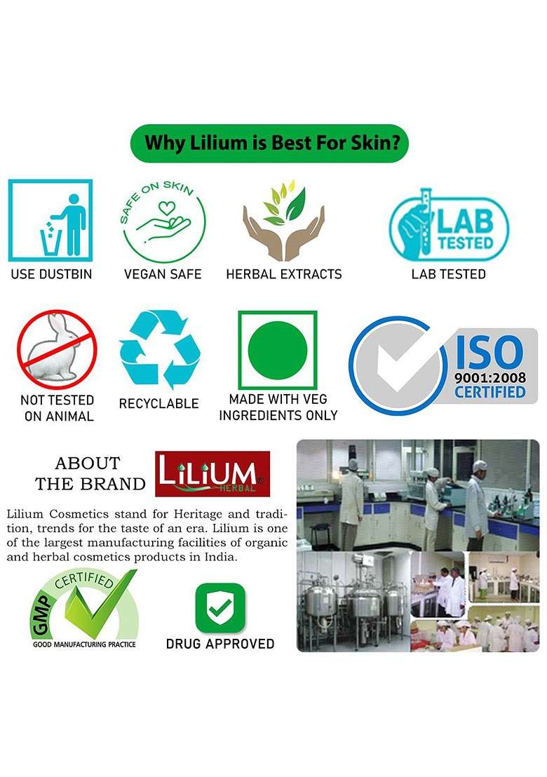 Lilium Radiance Gold Face Scrub For Farrier Glow Wrinkles 500Ml - Indya