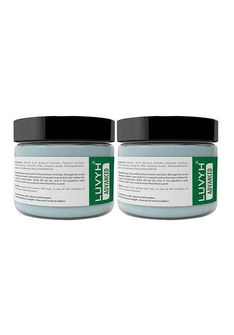 Luvyh Advanced Set Of 2 Diamond Scrub For Instant Glow Skin Lightening 100G Each
