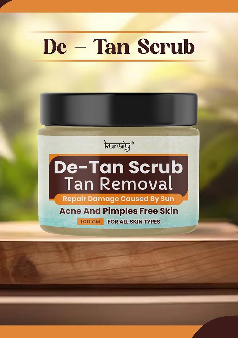 Kuraiy Tan Removal De Face Scrub For Acne Pimple Free Skin 100 G