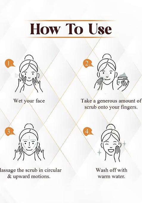 Kuraiy Tan Removal De Face Scrub For Acne Pimple Free Skin 100 G