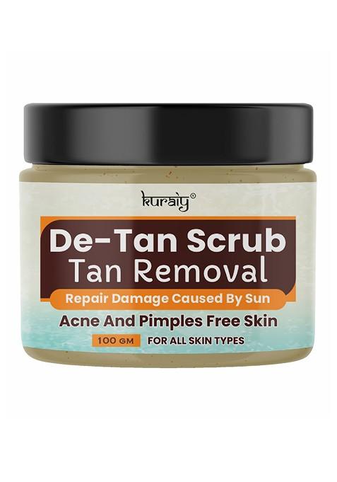 Kuraiy Tan Removal De Face Scrub For Acne Pimple Free Skin 100 G