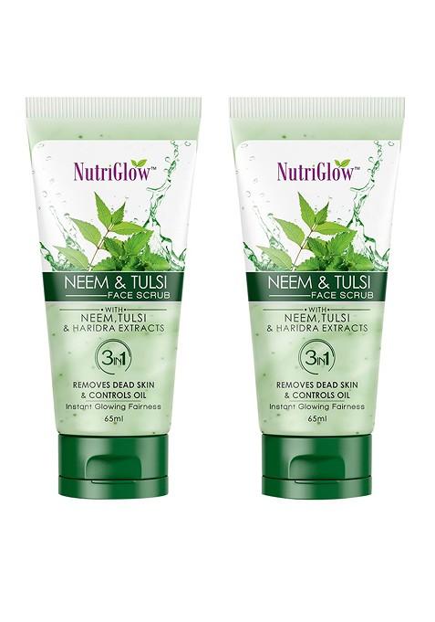 Nutriglow Set Of 2 Face Scrub 65Ml Each