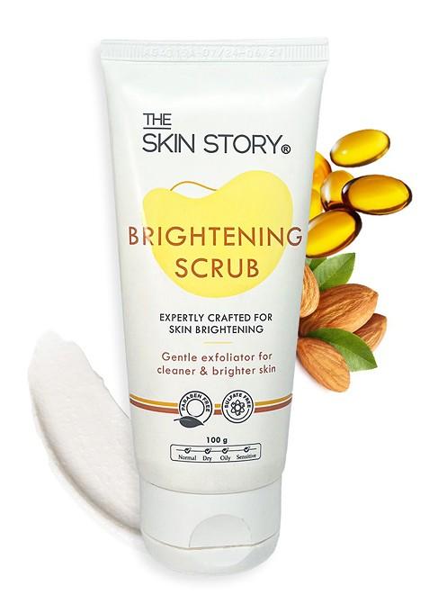 The Skin Story Brightening Face Scrub With Salicylic Acid Vitamin E 100 G