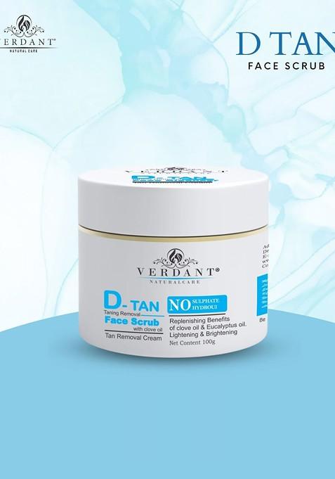 Verdant Natural Care De Tan Removal Face Scrub 100Ml