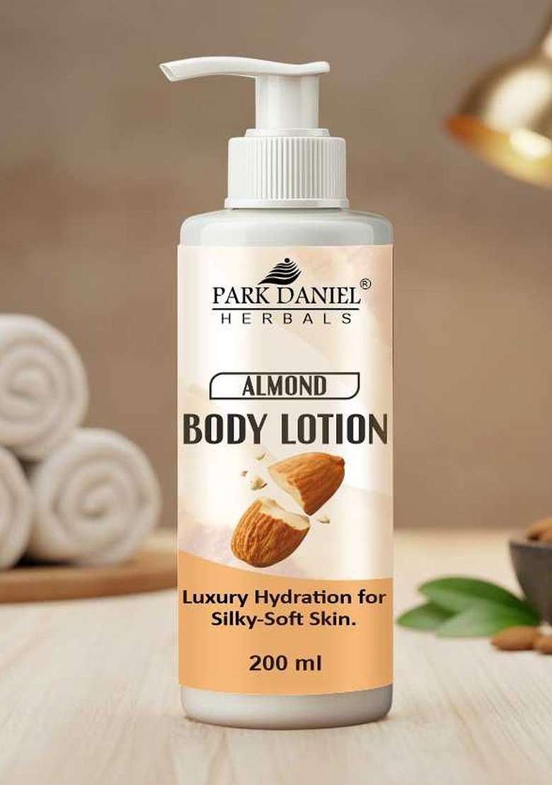 Park Daniel Almond Body Lotion For Silky Soft Skin 200 Ml - Indya