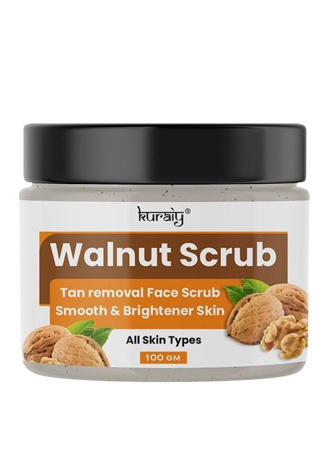 Kuraiy Walnut Tan Removal Revitalizing Face Scrub 100G