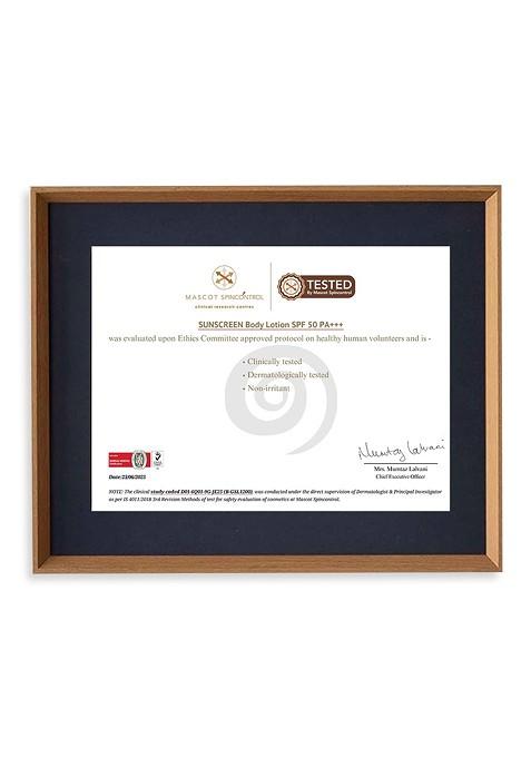 Glamveda Spf 50 Pa Sunscreen Body Lotion With Hyaluronic Acid Niacinamide 200Ml