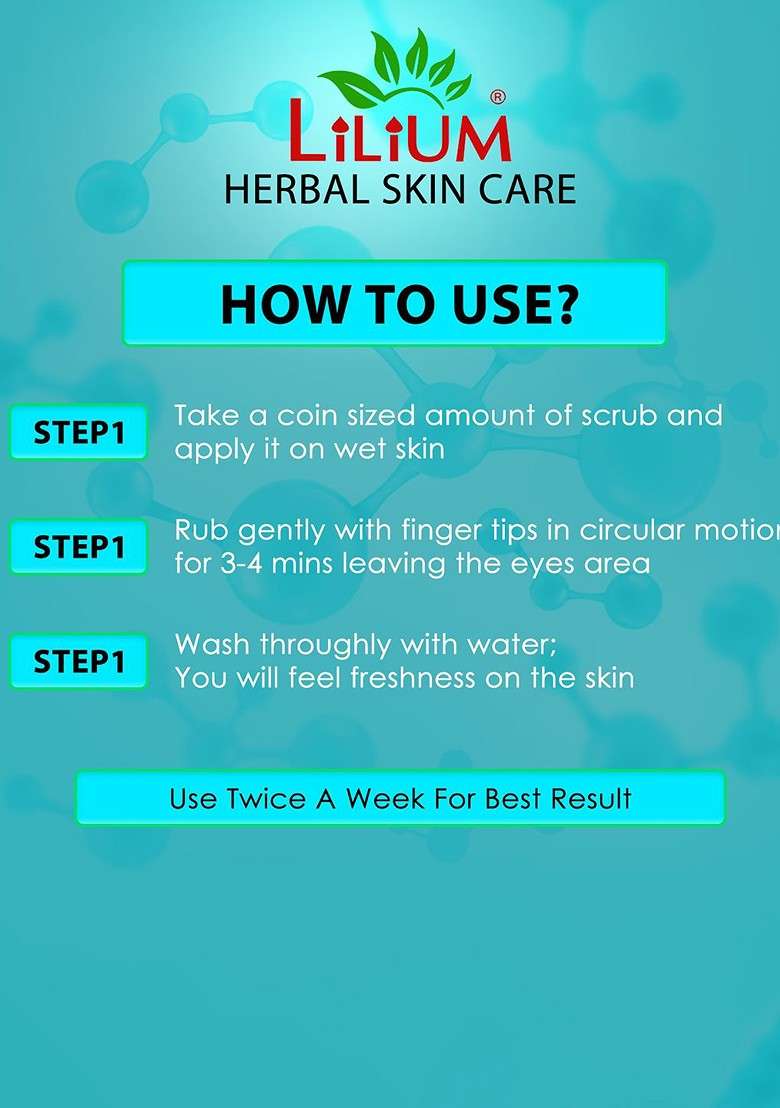 Lilium Hyaluronic Scrub For Wrinkle Lift 100G - Indya