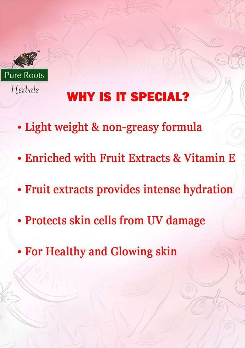 Pure Roots Set Of 2 Fruit Vitamin E Cream 200 Ml Each - Indya