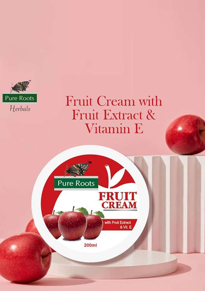 Pure Roots Set Of 2 Fruit Vitamin E Cream 200 Ml Each - Indya