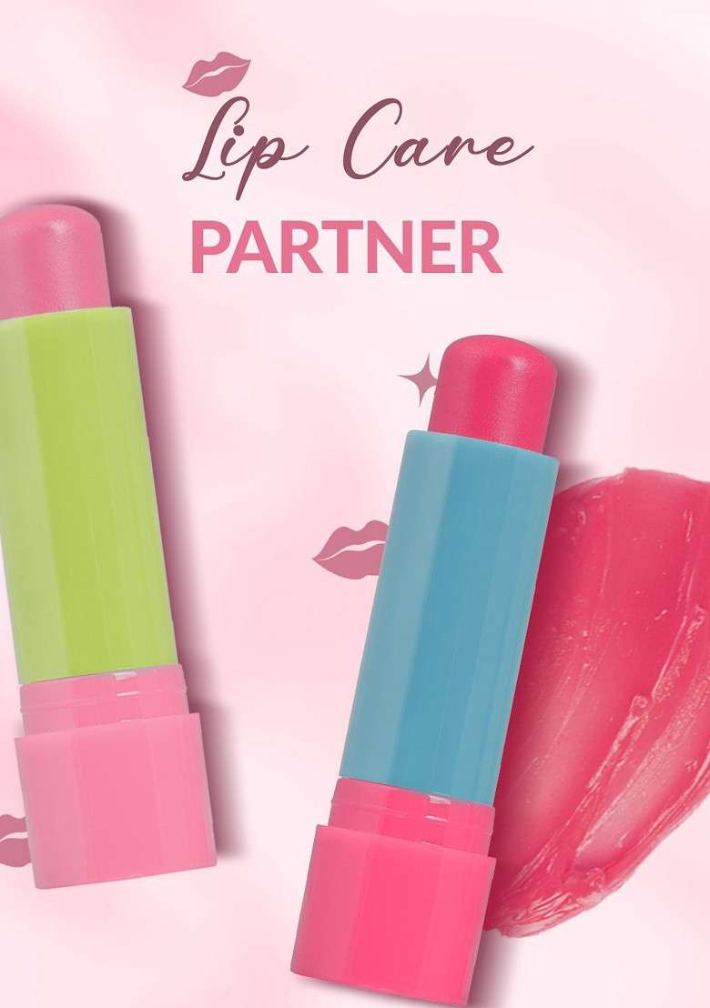Fashion Colour Set Of 2 Kiss Lip Color Tinted Balm 3 6G Each Fall In Love Endless - Indya