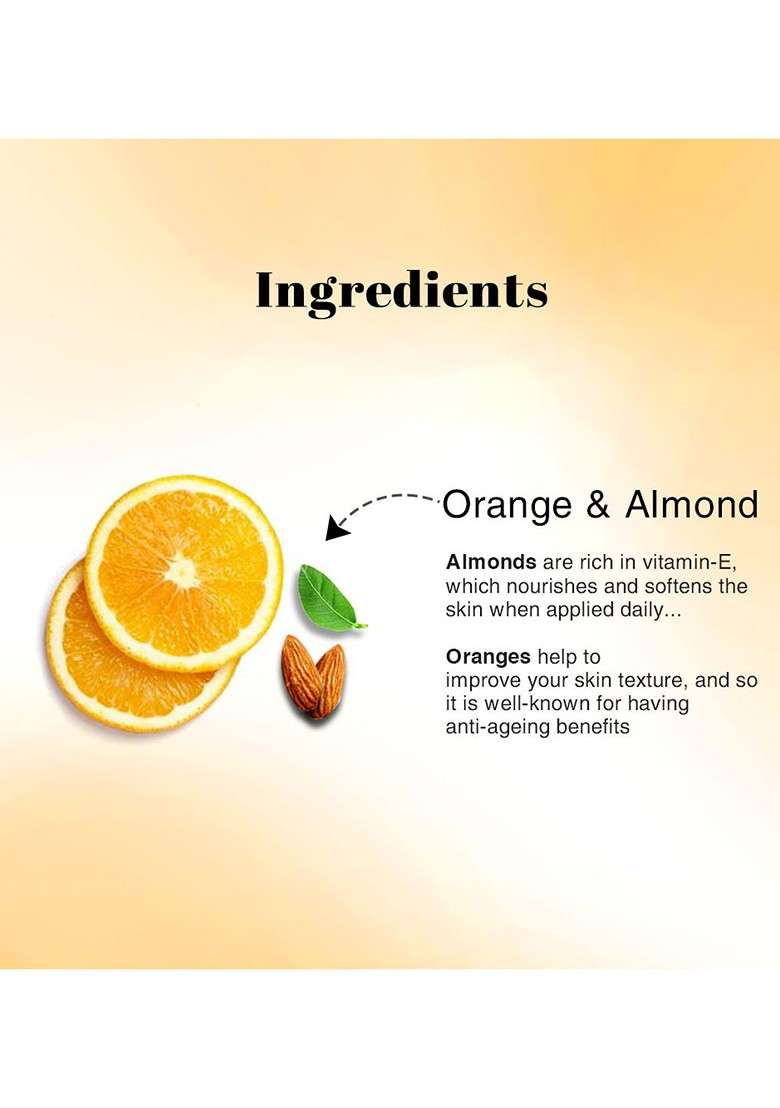 Richfeel Orange Almond Exfoliating Scrub 100 G - Indya