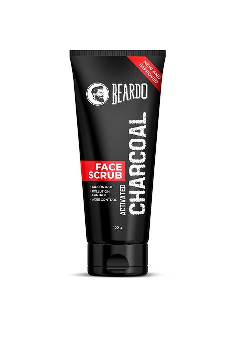 Beardo Men Activated Charcoal Face Scrub 100G