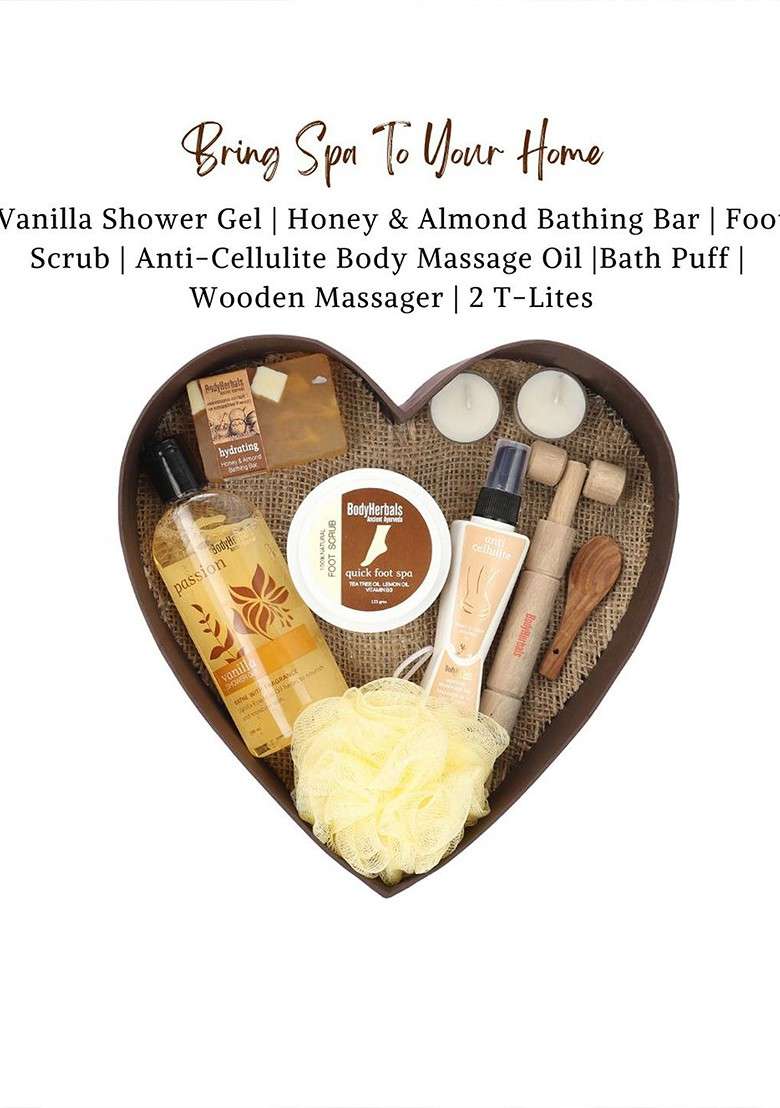 Bodyherbals 8 Pcs Everyday Rituals Bath Body Set - Indya