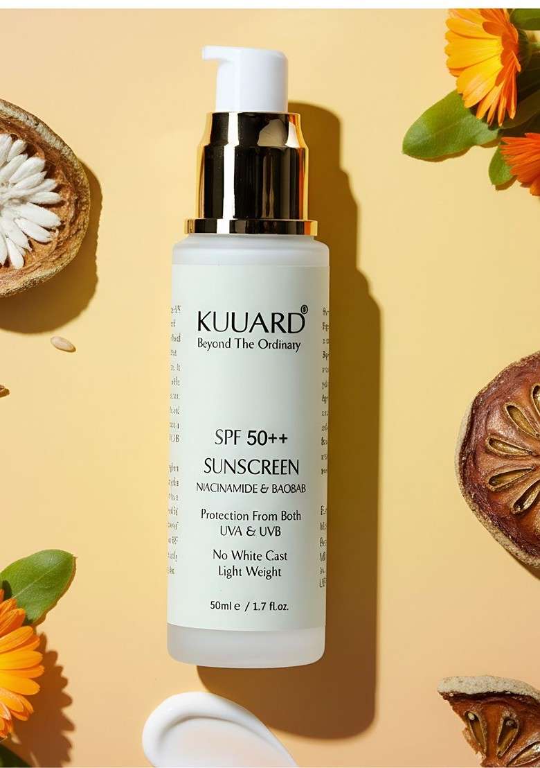 Kuuard Beyond The Ordinary Sunscreen Spf 50 Pa With Niacinamide G - Indya