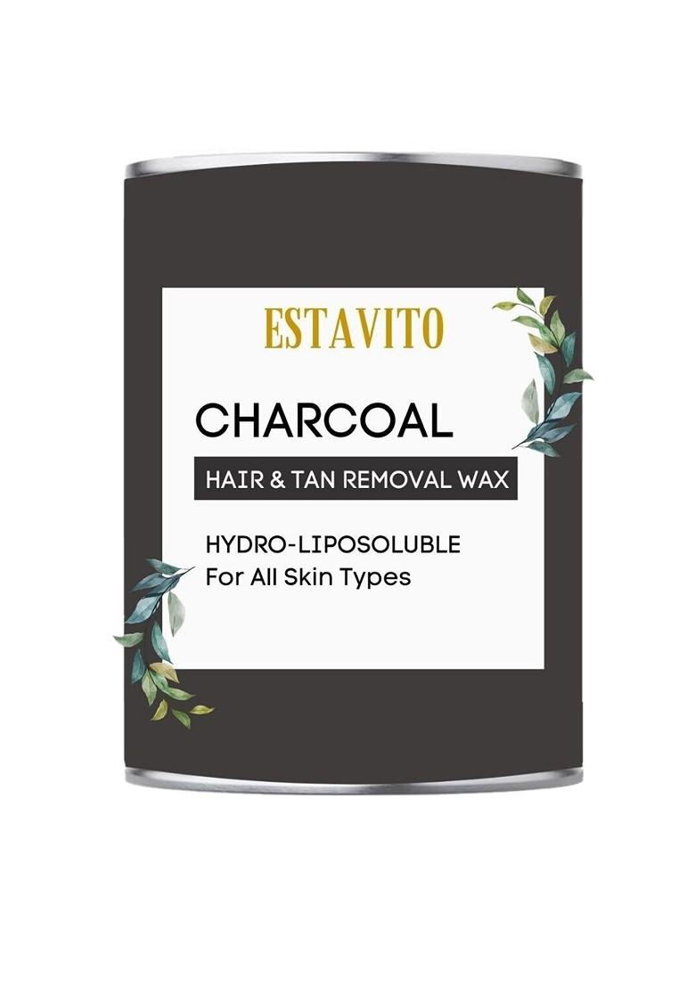 Estavito Charcoal Hair Tan Removal Wax 780Ml