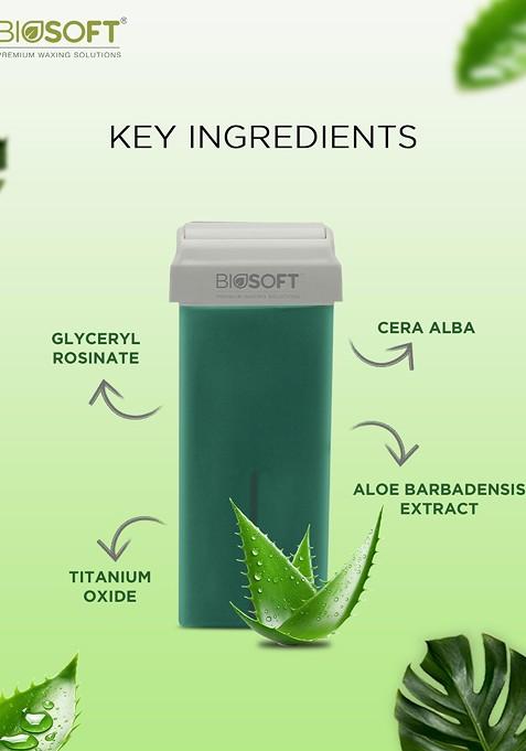 Biosoft Allergy Free Liposoluble Aloevera Creme Wax 100 Ml
