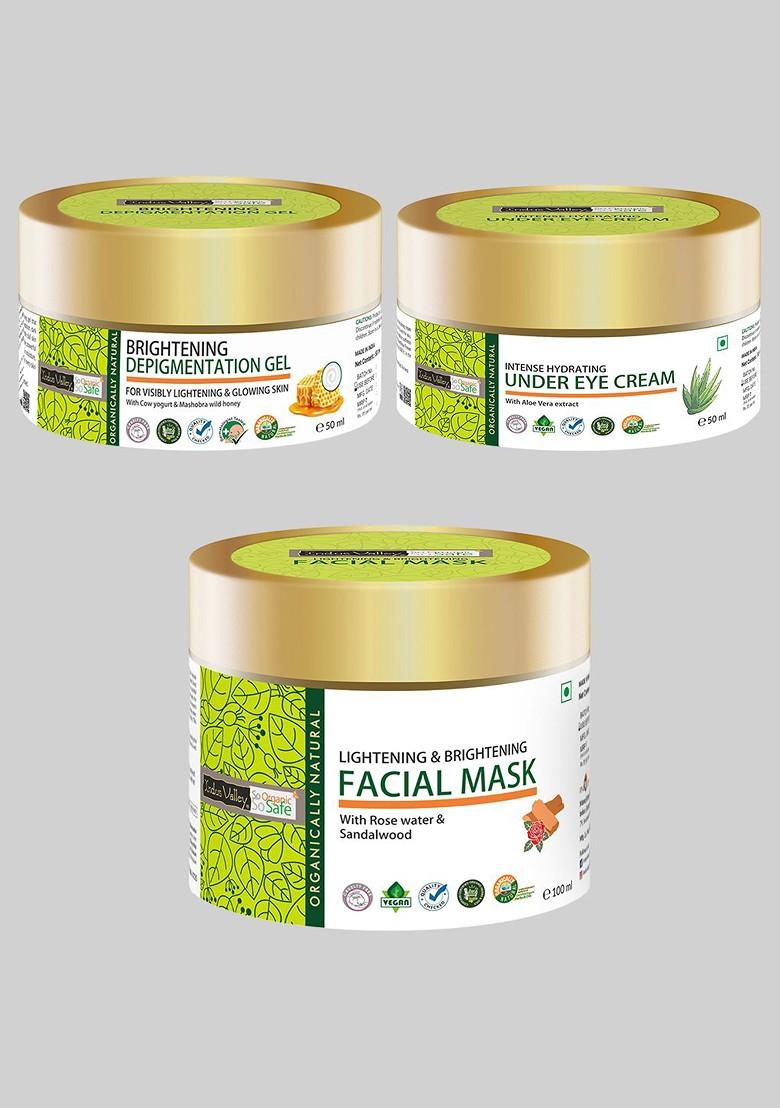 Indus Valley Set Of 3 Face And Skin Care Gift