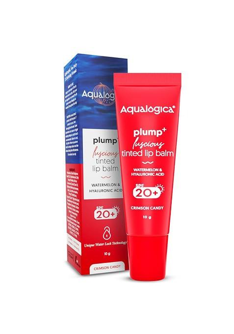 Aqualogica Plump Luscious Spf 20 Tinted Lip Balm 10G Crimson Candy