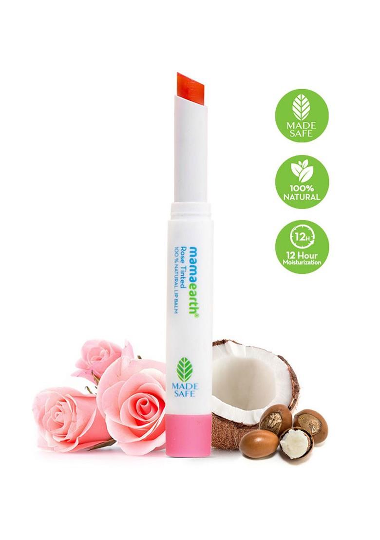 Mamaearth Rose Tinted 100 Natural Lip Balm 2 G