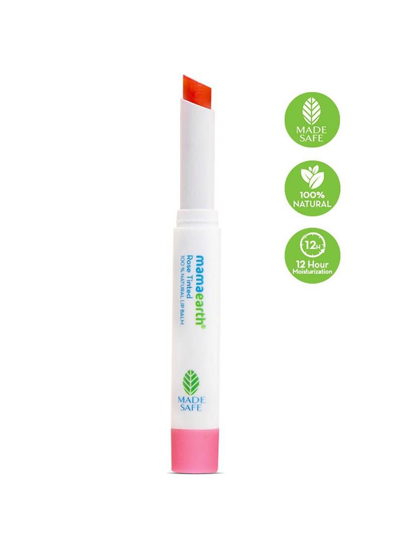 Mamaearth Rose Tinted 100 Natural Lip Balm 2 G