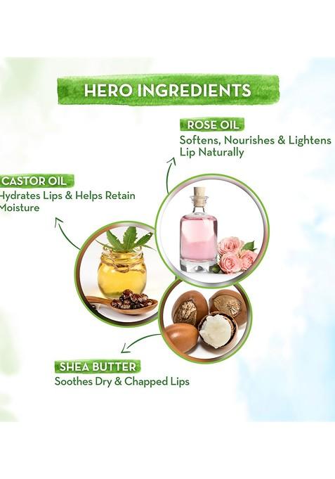 Mamaearth Rose Tinted 100 Natural Lip Balm 2 G