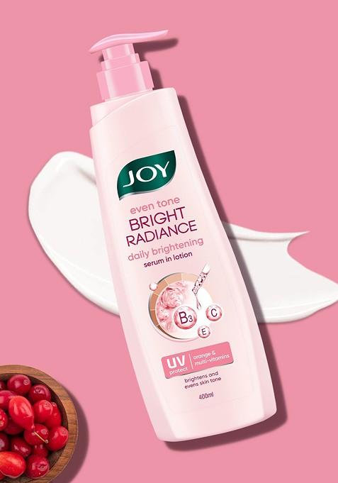 Joy Even Tone Bright Radiance Skin Brightening Hand Body Lotion 400Ml