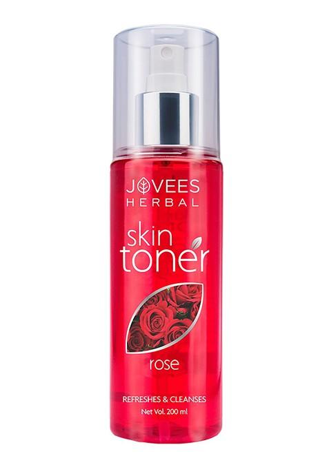 Jovees Rose Skin Toner For Hydration Tightens Pores 200 Ml