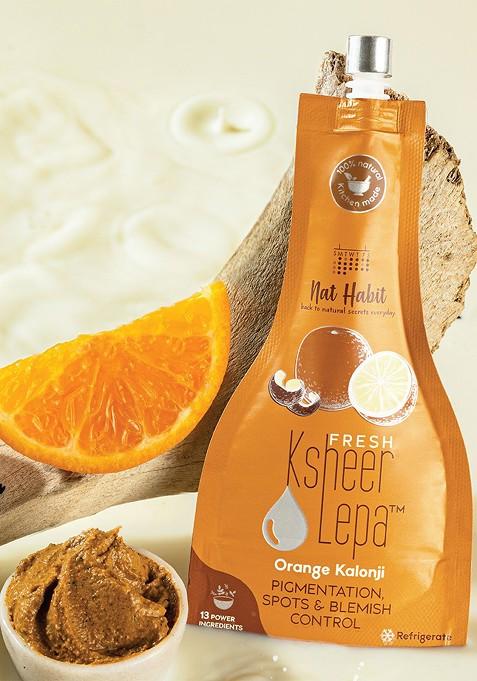 Nat Habit Orange Kalonji Face Mask For Pigmentation Blemish Control No Chemicals 40G