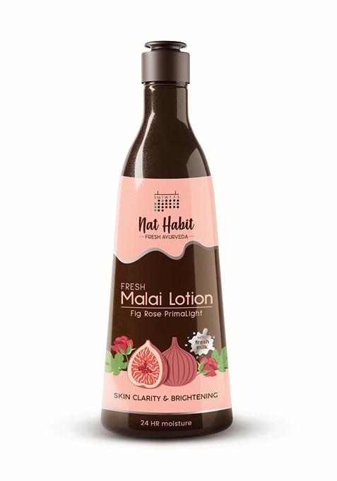 Nat Habit Fig Rose Prima Light Body Lotion For Skin Brightening 24Hr Moisture 250Ml