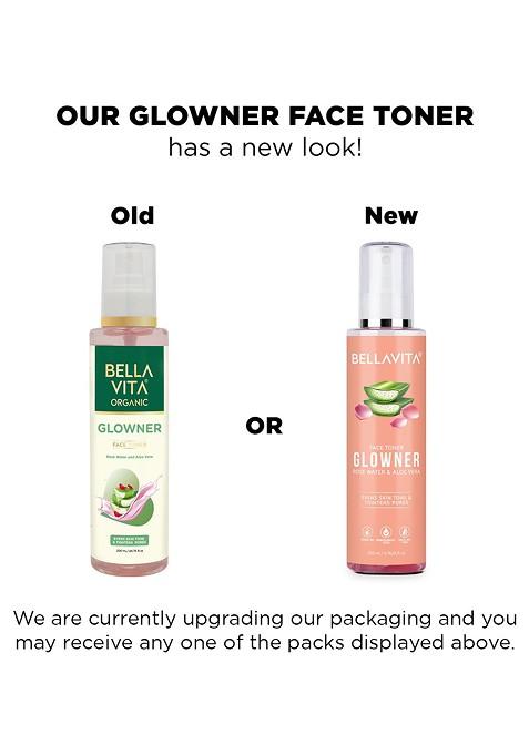 Bella Vita Organic Glowner Rose Water Face Toner Mist