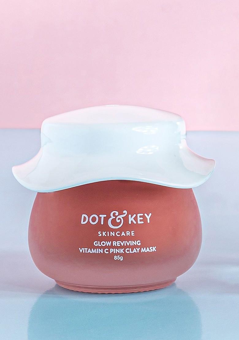 Dot & Key Vitamin C Pink Clay Face Mask For Glowing Skin With E 85 G