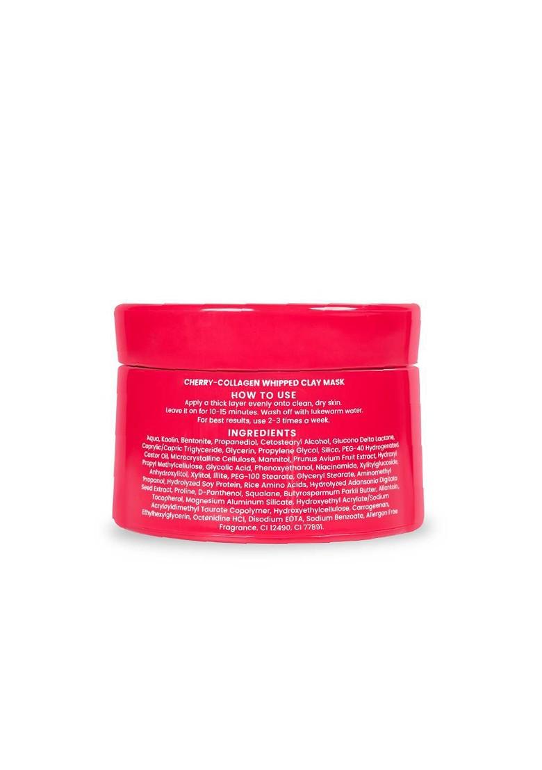 Foxtale Cherry Collagen Whipped Clay Mask For Plumps Firms Hydrates 75 G