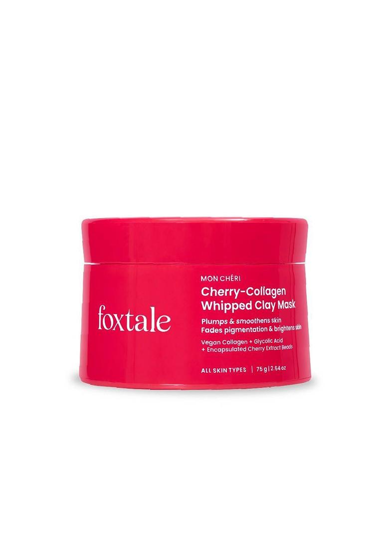 Foxtale Cherry Collagen Whipped Clay Mask For Plumps Firms Hydrates 75 G