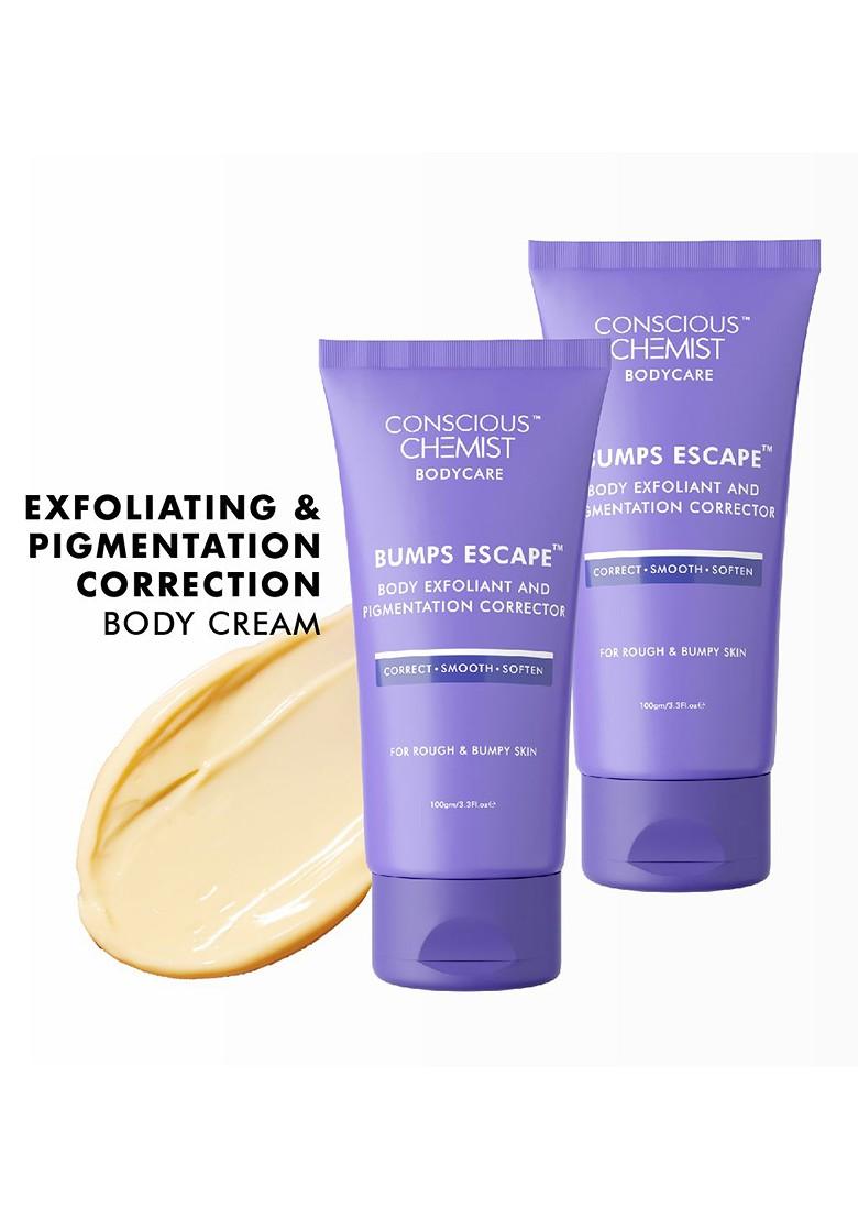 Conscious Chemist Set Of 2 Salicylic Acid Body Moisturiser For Pigmentation Bump Removal