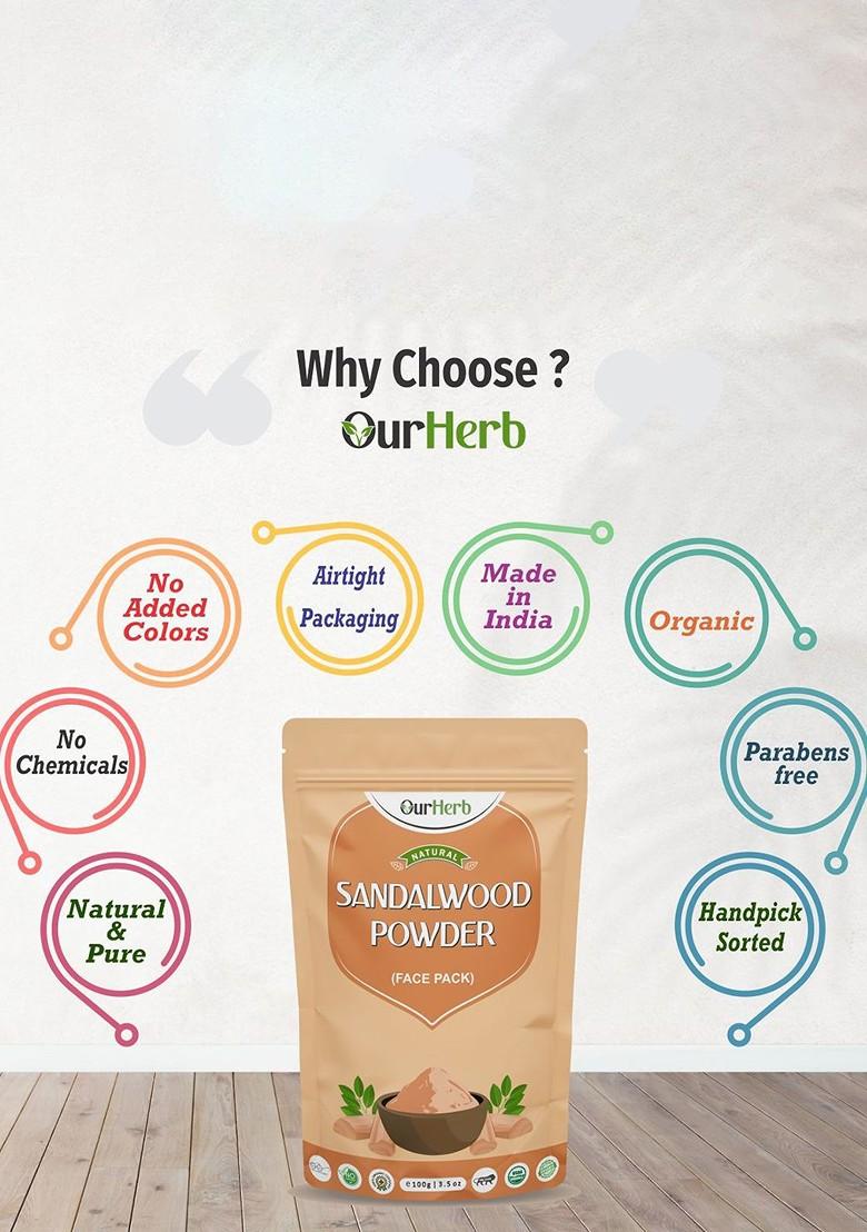 Ourherb Sandalwood Powder Mask 100 G