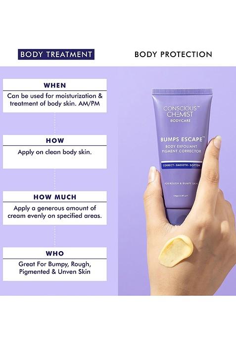 Conscious Chemist Salicylic Acid Body Moisturiser For Pigmentation Bumps Removal 100G