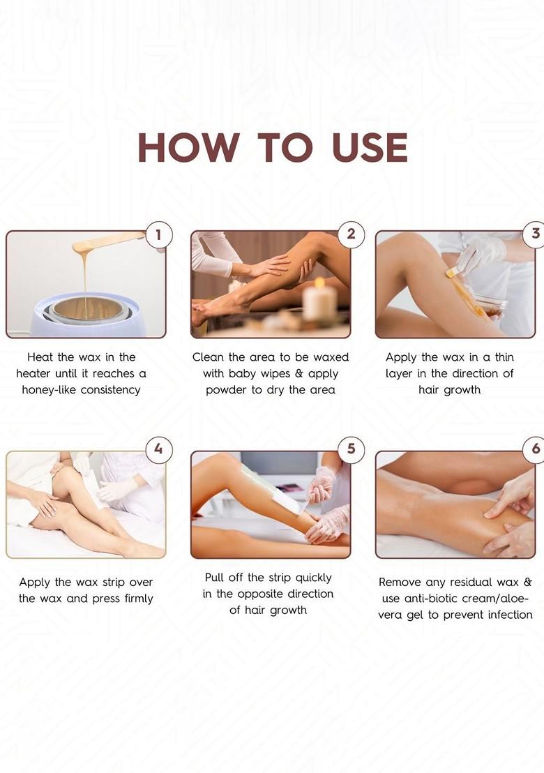 Sterling Naturals Women Wax Smooth Less Painful Hair Removal D Tan Formula 700G