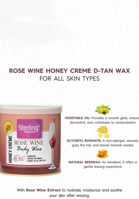 Sterling Naturals Women Wax Smooth Less Painful Hair Removal D Tan Formula 700G